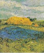Vincent Van Gogh Heuschober an einem Regentag France oil painting artist